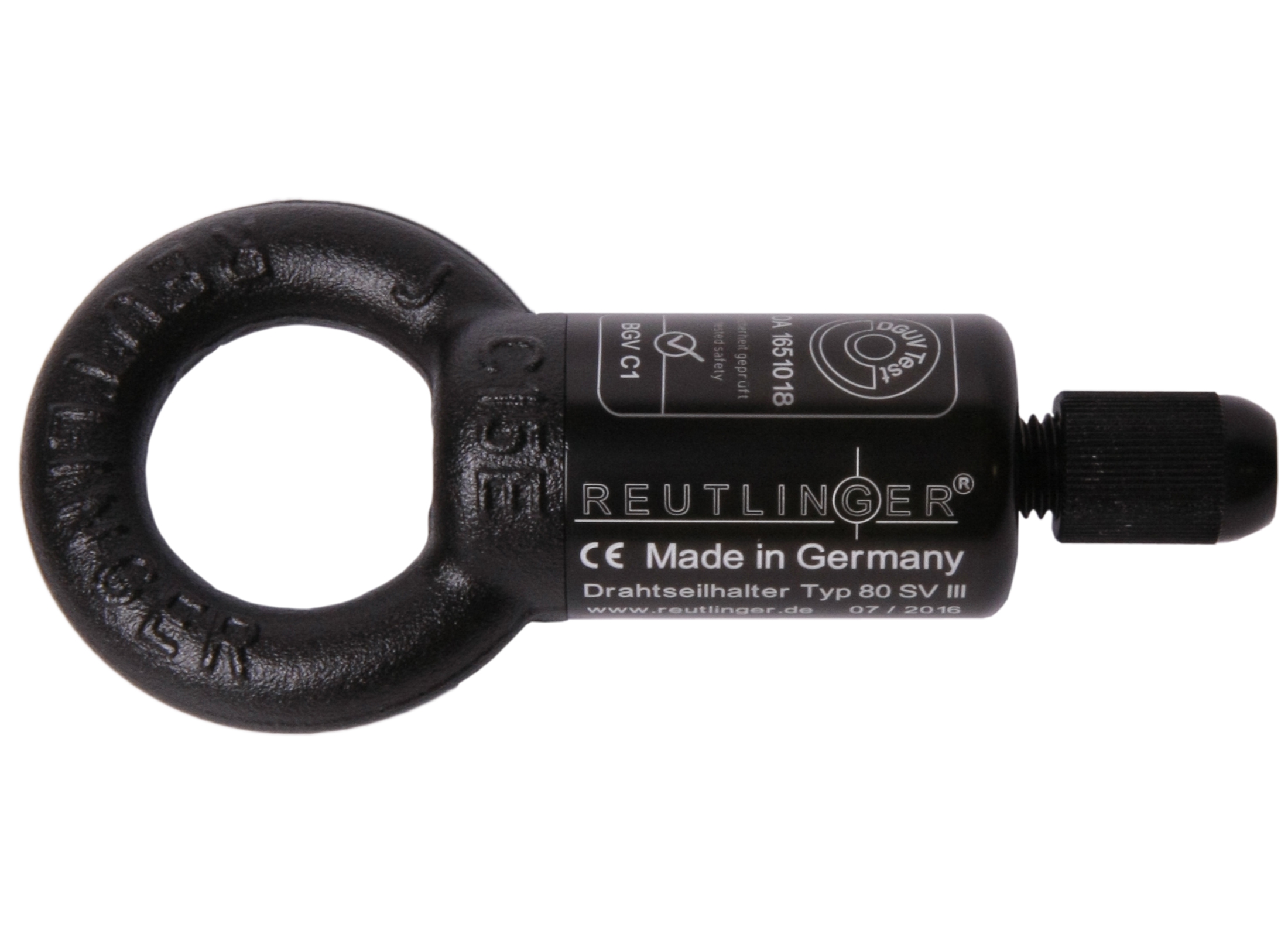 Set 4x Reutlinger Drahtseilhalter Typ 50 SV II ZW M12i