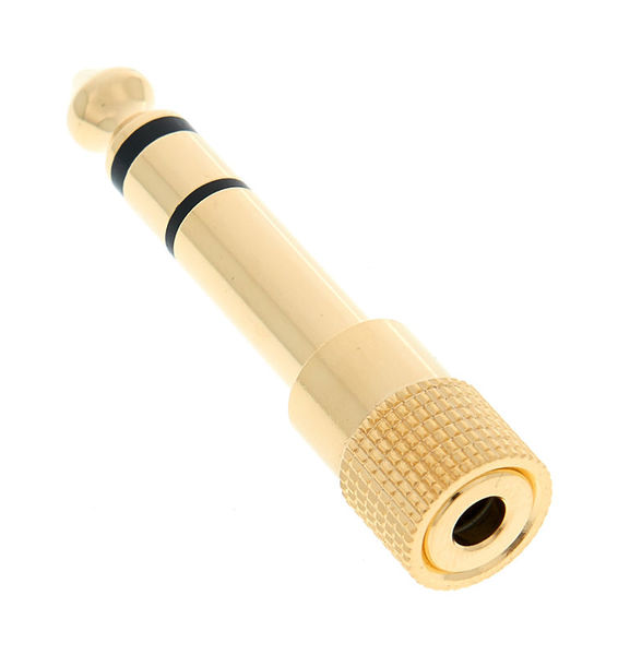 Adapter 6,3 Klinke Stereo auf 3,5 Klinke Stereo Metall