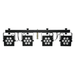 4er Bar Briteq Stagebeamer LED PAR 64 16°