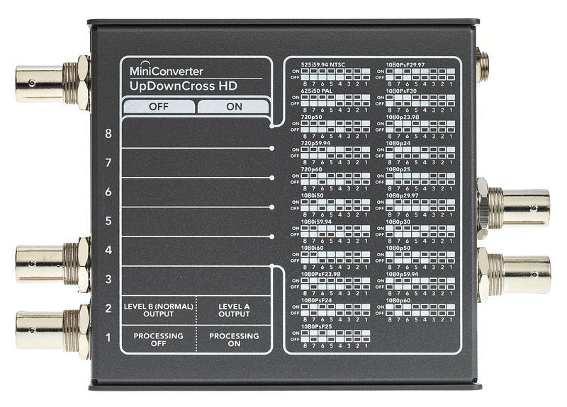 Set 1x BMD Mini Converter UpDownCross HD