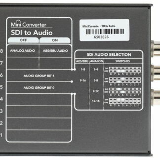 SET 1x BMD MiniConverter SDI to Audio